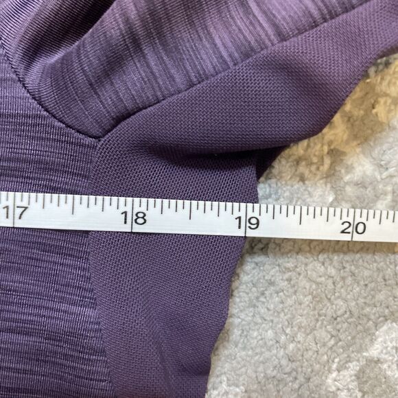 Athleta Back Crossover Hooded sweatshirt Pullover size Small Purple - Picture 8 of 10